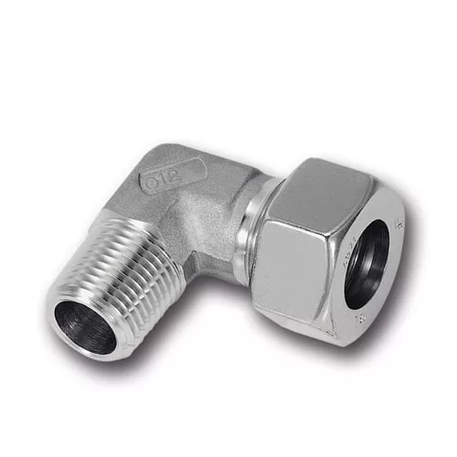 Ввертное угловое соединение с резьбой (Metric, BSPP, BSPT, NPT) 6 мм 1/8