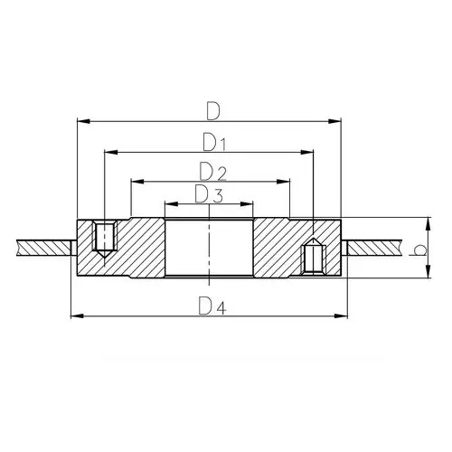 Вварыш 125x215x24 мм